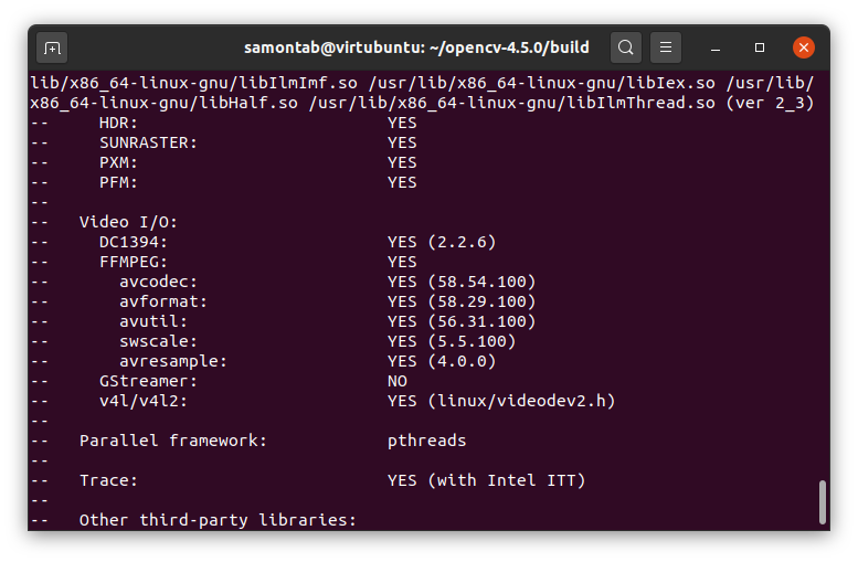 Linux только чтение. OPENCV cli Linux. Ldconfig.